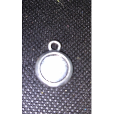 hanger klein rond zilverkleurig hanger klein rond zilverkleurig